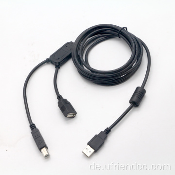 USB2.0 bis USB-B-Kabel männlich an weiblich